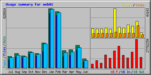 Usage summary for web01
